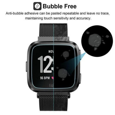

Premium Real Tempered Glass Film Screen Protector For Fitbit Versa Smart Watch