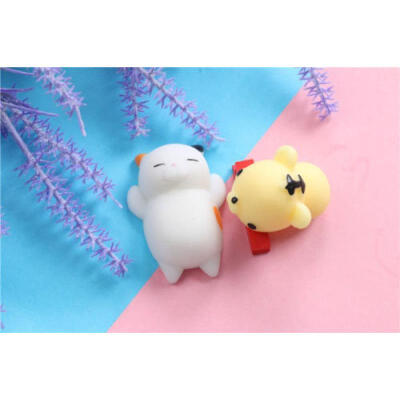 

Cute Mochi Squishy Cat Squeeze Healing Fun Kids Kawaii Toy Stress Reliever Decor