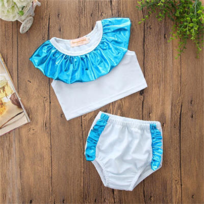 

Canis Newborn Kid Baby Girl Bikini Set Swimwear Swimsuit Bathing Suit Beach 2018