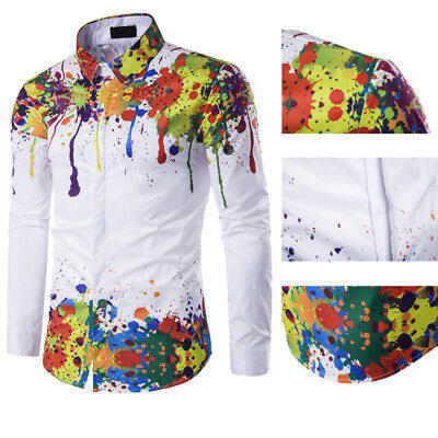 

Fashion Mens Luxury Stylish Casual Dress Slim Fit T-Shirt Casual Long Sleeve Top
