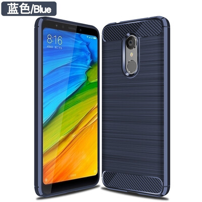 

Fivice XIAOMI Redmi 5 case Brushed carbon fiber silicone anti-fall soft shell phone case