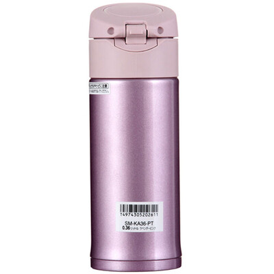 

(ZO JIRUSHI) Изоляционная чашка Нержавеющая сталь Вакуумная бутылка Холодная / изоляционная чашка 360 мл SM-KA36 PT Pink