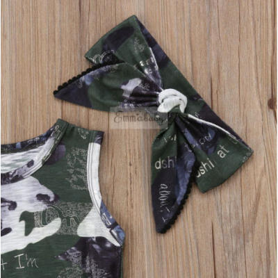 

2pcs Newborn Infant Baby Unisex Clothes RomperHeadband Jumpsuit Sunsuit Outfits