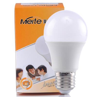 

Jingdong Supermarket Meite LEDite Aluminum Foam E27 Big Screw Bulb 7W White 6000K MT-Q307D