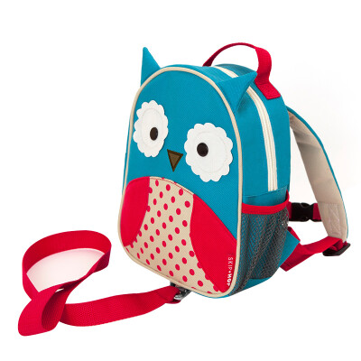 

SKIP HOP zoo-let mini backpack with anti-lost tape cartoon pattern shoulder bag kindergarten children&39s bag - owl 1-4 years old