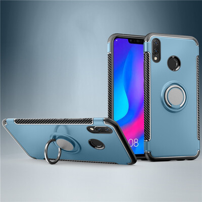 

Fivice Huawei nova 3i case PC metal ring shell magnetic car bracket TPU phone case