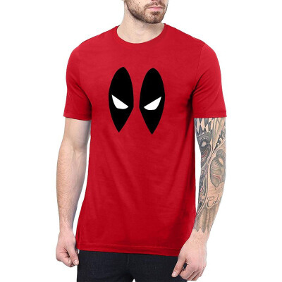 

Deadpool Shirt Mask Logo - Red Funny Dead Pool 2 Tee Shirt