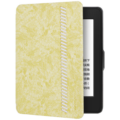 

Leopard (LEIMAI) fit Kindle 558 version of the protective cover / shell new Kindle electronic paper book soft shell sleep protective sleeve style series light yellow