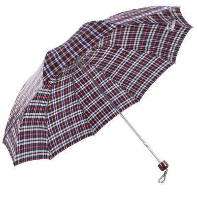 

[Jingdong Supermarket] Paradise umbrella UPF50 + increase the reinforcement of high-density polyester color Dingge three fold business sunny umbrella umbrella F Tibetan 359D