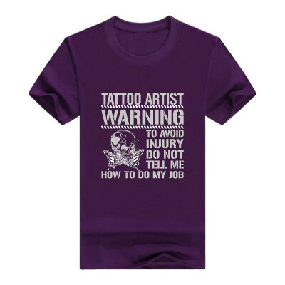 

Avoid Injury Dont Tell How To Do Job Tattoo artist Mens T-Shirt