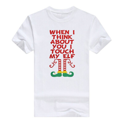 

Christmas Raglan Touch My Elf Holiday Sleeve Mens T-Shirt