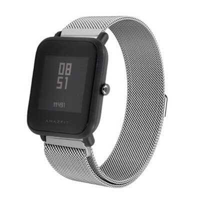 

Xiaomi Huami Amazfit Bip Youth Smart Watch Strap Metal Stainless Steel Wrist BandExcluding Watch