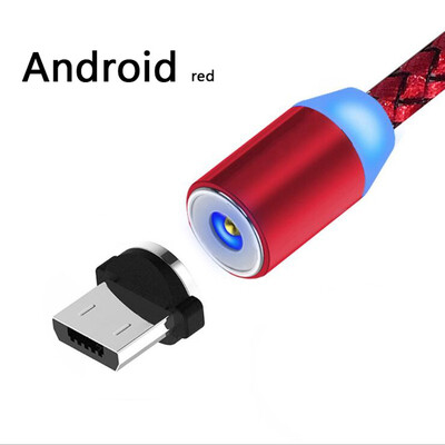

Magnetic Charging Fast Cable For Android Phone Port 360 Degree Full range 1M 2M Nylon Braided USB Cable