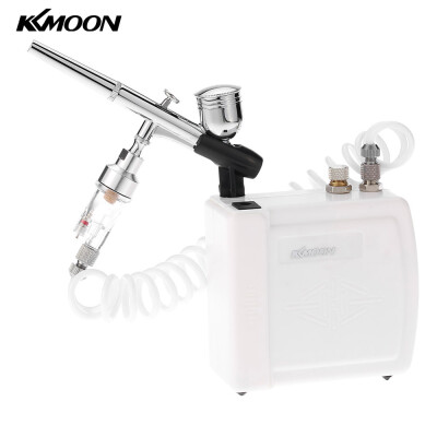 

KKmoon New 100-240V Professional Gravity Feed Dual Action Airbrush Air Compressor Kit for Art Painting Makeup Manicure Craft Cake