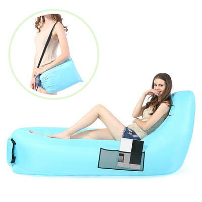 

Inflatable Lounger Air Beds Portable Sleeping Couch for Traveling Camping Beach Backyard