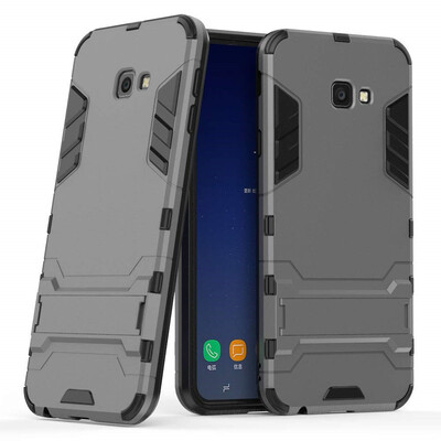 

Case for Samsung Galaxy J4 Plus 6 inch 2 in 1 Shockproof with Kickstand Feature Hybrid Dual Layer Armor Protective Cover