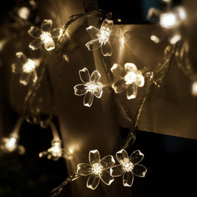

2-10M LED BatterySolar Fairy String Light Outdoor Wedding Christmas Party Lamp