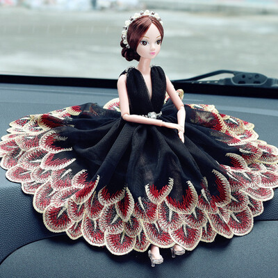 

1Pcs Beautiful Dolls Sweet decorative doll wedding special handmade Doll car interior display decorations accessories