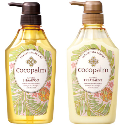 

cocopalm 2 sets of hair care (no silicone oil shampoo 600ml + hair care 600ml cocoa beauty)