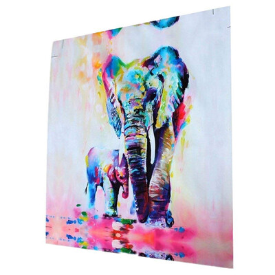 

UpperX Modern Canvas Wall Decoration Art Painting Painting Elephants Print - 20cm x 20cm