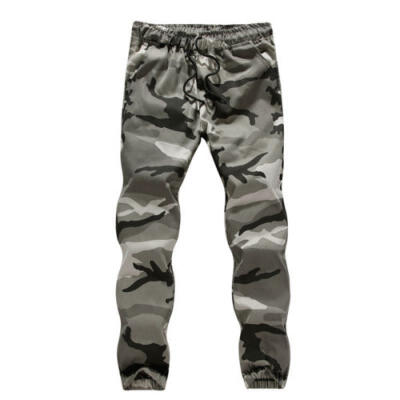 

Mens Camouflage Running Gym Trousers Fitness Jogger Ankle Banded Pants Trunks XN