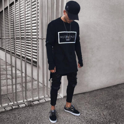 

Men Ripped Skinny Biker Jeans Destroyed Frayed Slim Fit Denim Pant Jean Zipper P