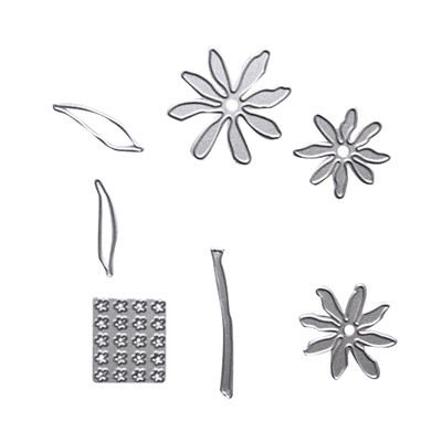 

UpperX Metal Cutting Dies New Flowers Shasta Daisy Scrapbook Paper Craft Cut Die Mold Blade Punch Stencils Dies