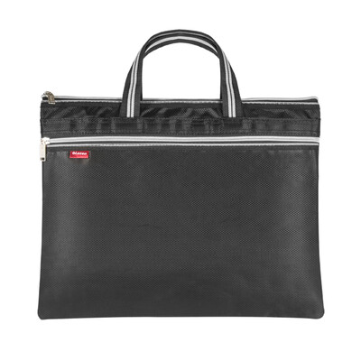 

Jinsongxing Glosen office portable document bag canvas briefcase affairs package portfolio A4 organ bag 5009 black