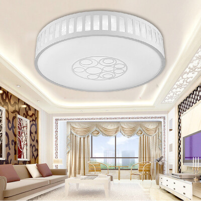 

(Jingdong Supermarket) NVC lighting (NVC) ceiling lamp living room lamp bedroom lamp Led lamp can be divided control aluminum lamp round three-color adjustable (18W3000K +6500K)