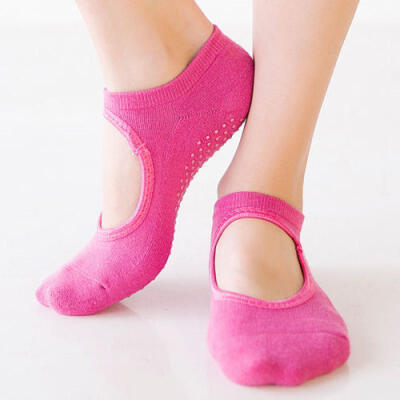 

Women Yoga Socks Anti Skid Pilates Non Slip Socks Breathable Cotton Low Cut by N