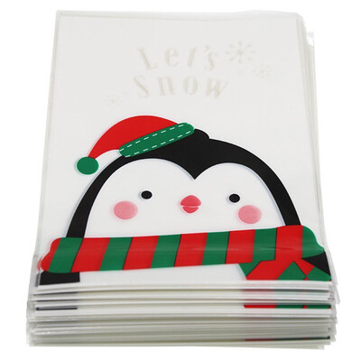 

UpperX 100pcs Candy bags Penguin bag Cute bag pouch for candy biscuit sweets Gift bags for candy bar Birthday Wedding