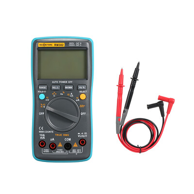 

RICHMETERS RM301 Digital Multimeter 8000 counts Portable Battery Drives True-RMS Back light AC DC Voltage Multifunction Ammeter Cu