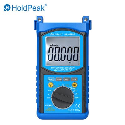 

HoldPeak Auto-range True RMS LCD Digital Multimeter DCAC Voltage Current Meter Capacitance Resistance Tester Voltmeter Ammeter