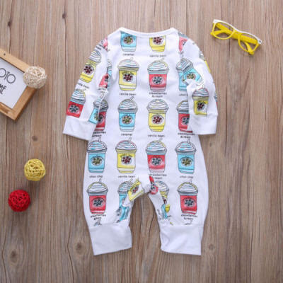 

USA STOCK Infant Toddler Baby Boy Girl Romper Jumpsuit Bodysuit Clothes Outfits