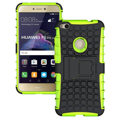 

Fivice HuaweiP8 lite Case TPU anti-fall tire pattern back clip bracket phone case