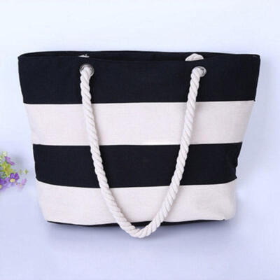 

Summer Shopping Tote Large Capacity Ladies Canvas Beach Shoulder Eco Bag