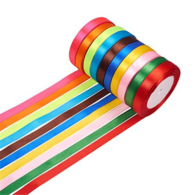 

PH PANDAHALL 10 rolls 25yardsrolll 12mm Valentines Day Presents Boxes Packages Satin Ribbon