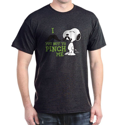 

CafePress - Snoopy - Mustache Your Not to Pinch M - 100 Cotton T-Shirt
