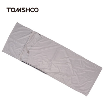 

TOMSHOO 70210CM Outdoor Travel Camping Hiking Polyester Pongee Healthy Sleeping Bag Liner with Pillowcase Portable Lightweight Bu