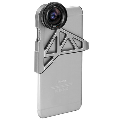 

Optrix ExoLens Apple Mobile Phone Zeiss Оригинальный широкоугольный объектив Kit iPhone 6 / 6s / Plus Внешний объектив