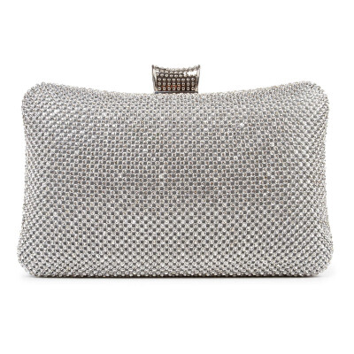 

Luxury Crystal Diamond-Encrusted Shell Wallet Evening Bag