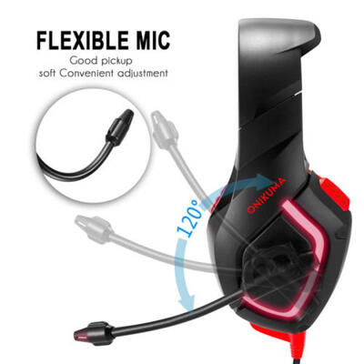 

ONIKUMA K1 Stereo Bass Surround Noise-Canceling Gaming Computer Analog Headset
