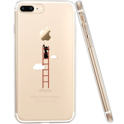 

ESR iPhone 7 plus mobile phone shell Apple 7plus mobile phone shell mobile phone sets of silicone transparent anti-drop soft shells what series of ladder