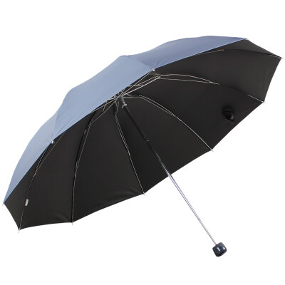 

Jingdong Supermarket] Paradise umbrella to increase the reinforcement of black rubber triangular steel bar steel business sunny umbrella umbrella sauce red 33188E