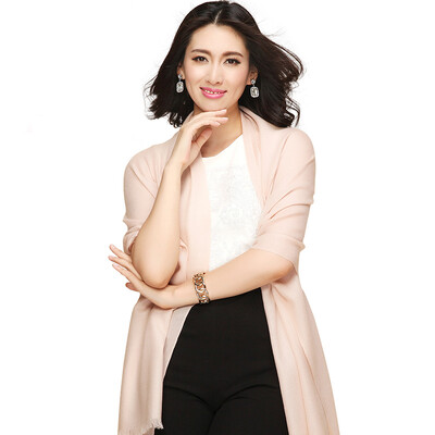 

STORY Of SHANGHAI camel pure color wool scarf autumn and winter ladies shawl warm collar