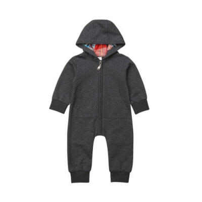 

Infant Baby Boy Girl Cute Cotton Romper Hoodies Jumpsuits Bodysuit Clothes 3-24M