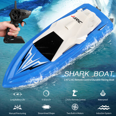 

JJRC S5 RC Racing Boat 147 24GHz 2CH Double Motor Waterproof High Speed RC Yacht