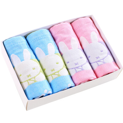 

like baby (elepbaby) baby towel baby cotton gauze square child wash towel 4 gift box (combination two)