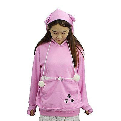 

Japanese Style Pullover Kangaroo Pouch Small Cat Dog Hoodie Sweater Unsex S-3XL