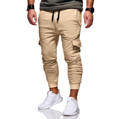 

Men Sport Pants Long Trousers Tracksuit Fitness Workout Joggers Gym Sweatpants